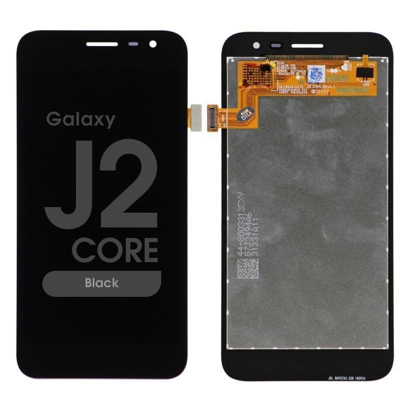 TOUCHSCREEN + DISPLAY LCD DISPLAY COMPLETO SENZA FRAME PER SAMSUNG GALAXY J2 CORE (2018) J260F NERO