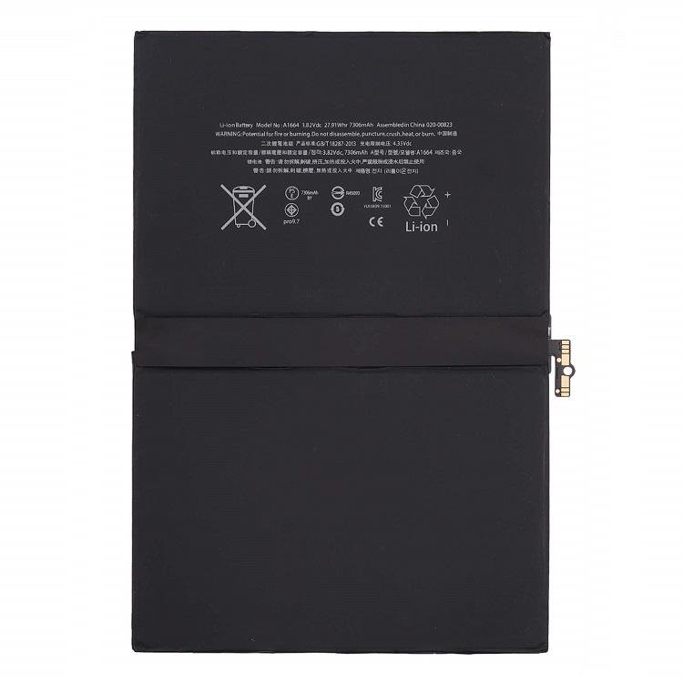 BATTERIA ORIGINALE A1664 PER APPLE IPAD PRO 9.7 (A1673 / A1674 / A1675)