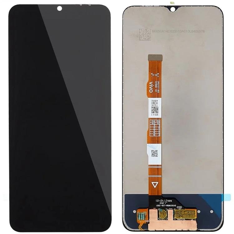 DISPLAY LCD + TOUCHSCREEN DISPLAY COMPLETO SENZA FRAME PER VIVO Y32 (V2158A) / Y16 (V2204 V2214) NERO