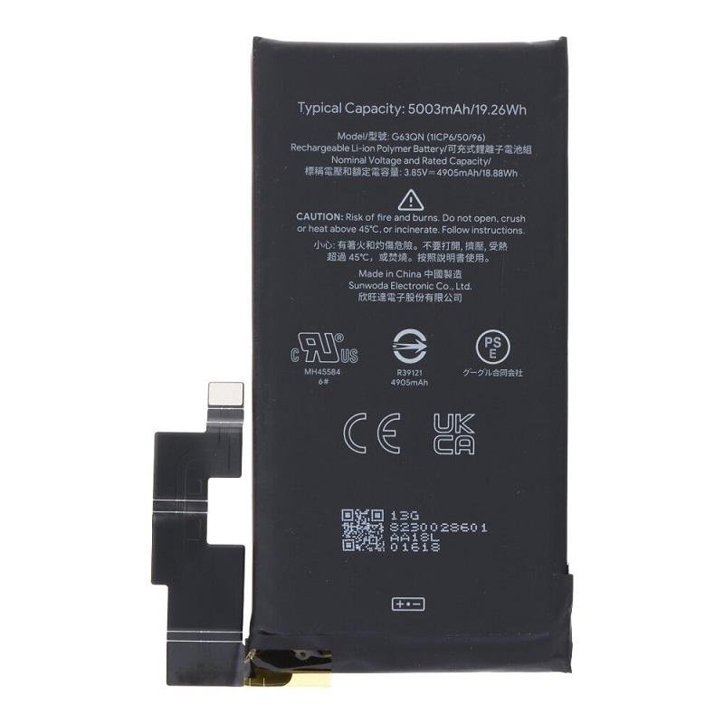 BATTERIA ORIGINALE G63QN PER GOOGLE PIXEL 6 PRO (GLUOG G8VOU GF5KQ)