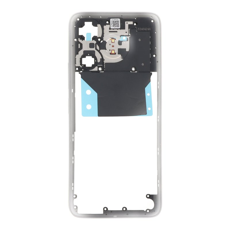 COVER CENTRALE B PER XIAOMI POCO M6 4G (2404APC5FG) ARGENTO ORIGINALE
