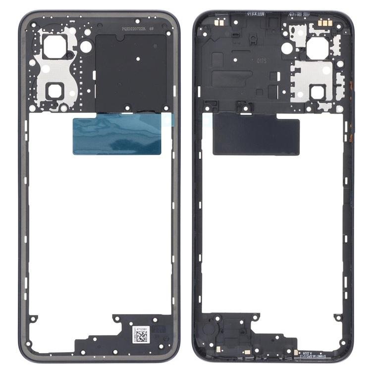 COVER CENTRALE B PER REALME C33 (RMX3624) NERO ORIGINALE