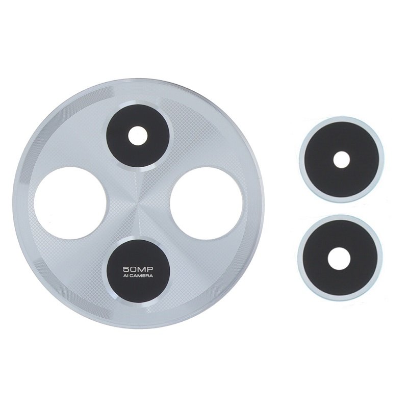 SET 3 PEZZI VETRO DI CAMERA PER XIAOMI REDMI 14C (2411DRN47C 2409BRN2CY) BLU