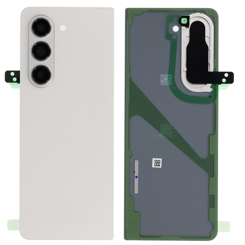 COVER POSTERIORE PER SAMSUNG GALAXY Z FOLD5 5G F946B CREMA / BIANCO