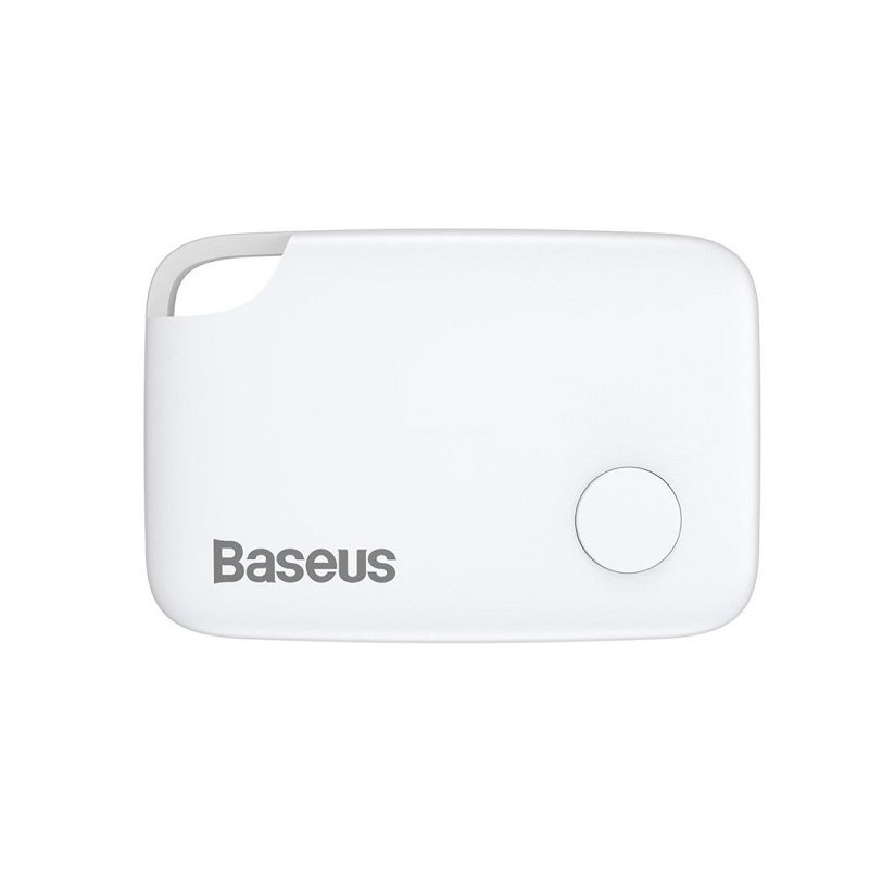 BASEUS T2 DISPOSITIVO ANTI-SMARRIMENTO INTELLIGENTE STILE CORDINO RICERCA CON UN CLIC PER UN POSIZIONAMENTO ACCURATO PER APPLE / ANDROIDE BIANCO