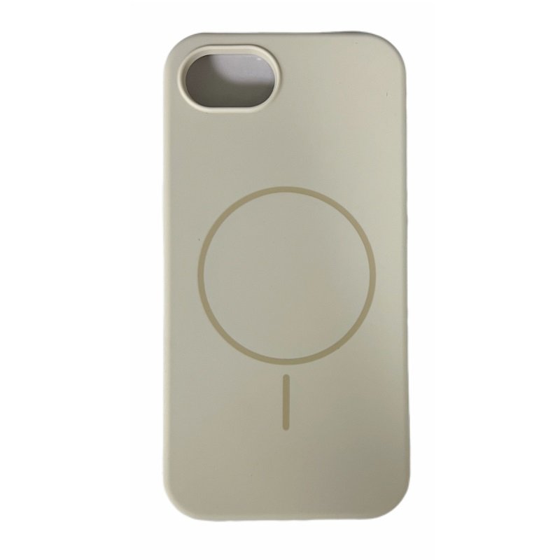 CUSTODIA CELLULARE DI SILICONE LIQUIDO + MAGNETICO PER APPLE IPHONE 16E BIANCO