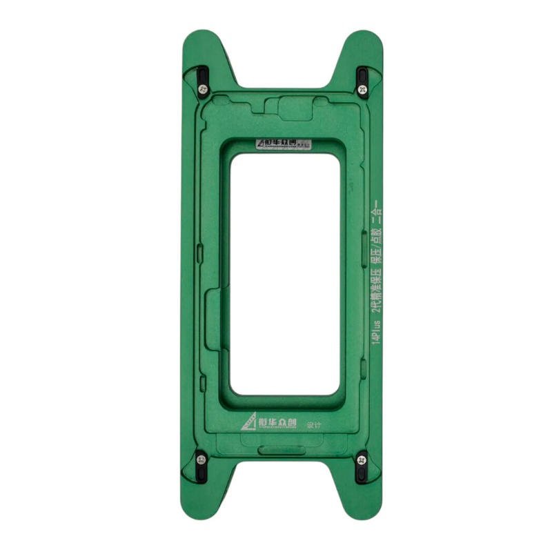 XIAN HUA ZHONG CHUANG 2 EN 1 MAGNéTICO APPLICAZIONE DI ADESIVO DI PRECISIONE PER SUPPORTO SCHERMO / PRESSIONE FISSA MOLD PER APPLE IPHONE 14 PLUS 6.7