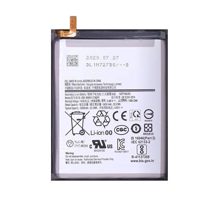 BATTERIA ORIGINALE EB-BM317ABY PER SAMSUNG GALAXY M31S M317F