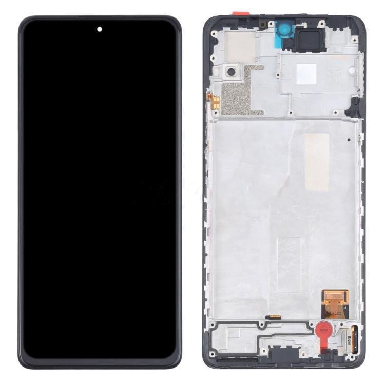 TOUCHSCREEN + DISPLAY OLED COMPLETO + FRAME PER XIAOMI REDMI NOTE 10 PRO 4G M2101K6G GRIGIO