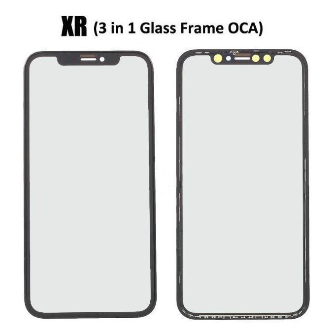 VETRO + SUPPORTO ORIGINALE PER APPLE IPHONE XR 6.1 NERO