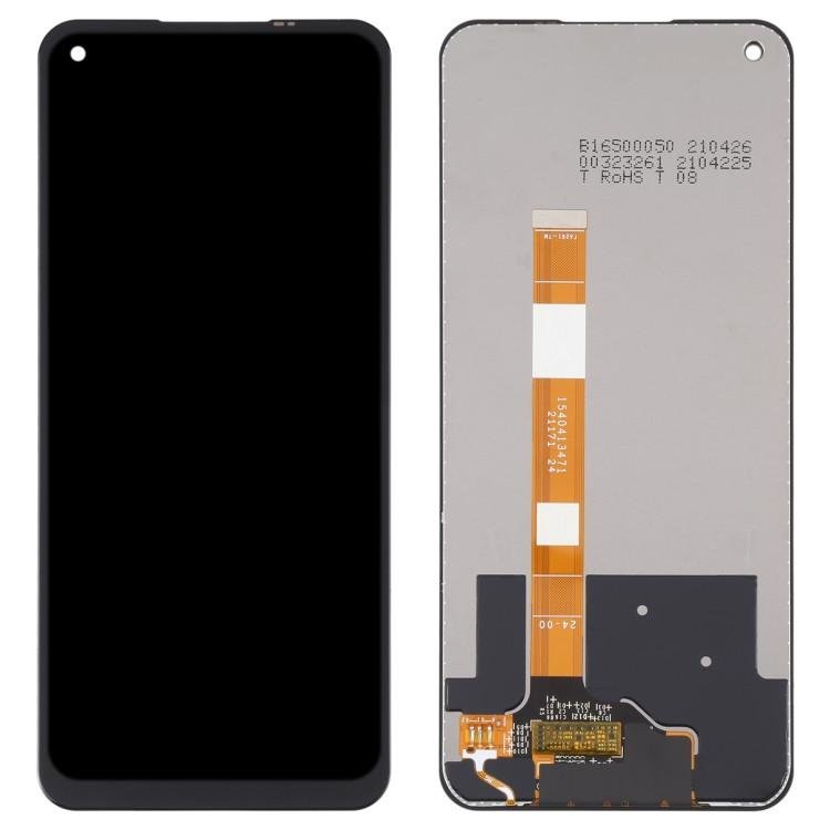 DISPLAY LCD + TOUCHSCREEN DISPLAY COMPLETO SENZA FRAME PER OPPO A74 5G (CPH2197 CPH2263) / A54 5G (CPH2195) NERO ORIGINALE NEW