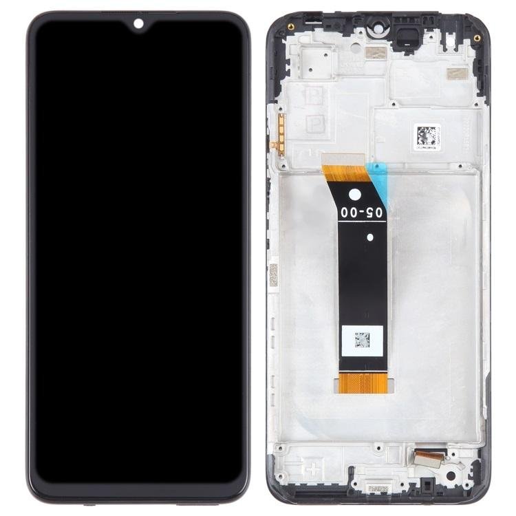 DISPLAY LCD + TOUCHSCREEN DISPLAY COMPLETO + FRAME PER XIAOMI POCO M5 5G (22071219CG) NERO (SERVICE PACK 560001L19C00)