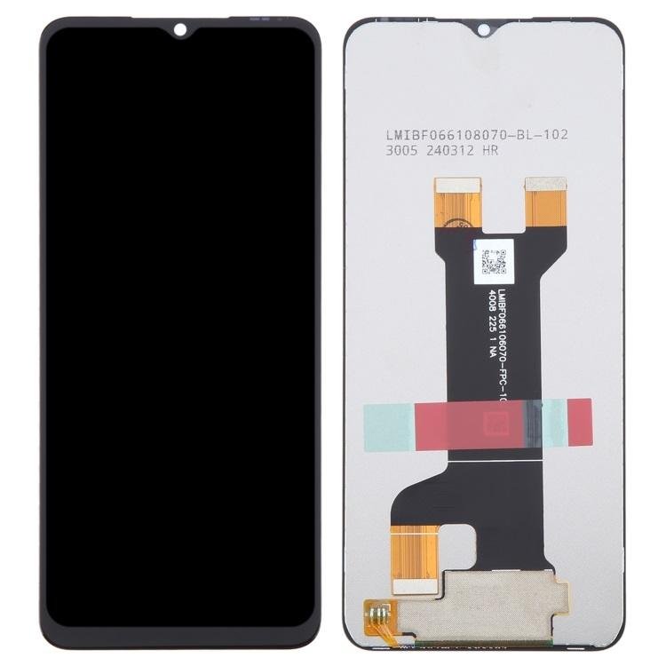 DISPLAY LCD + TOUCHSCREEN DISPLAY COMPLETO SENZA FRAME PER ZTE BLADE V50 DESIGN 5G NERO ORIGINALE