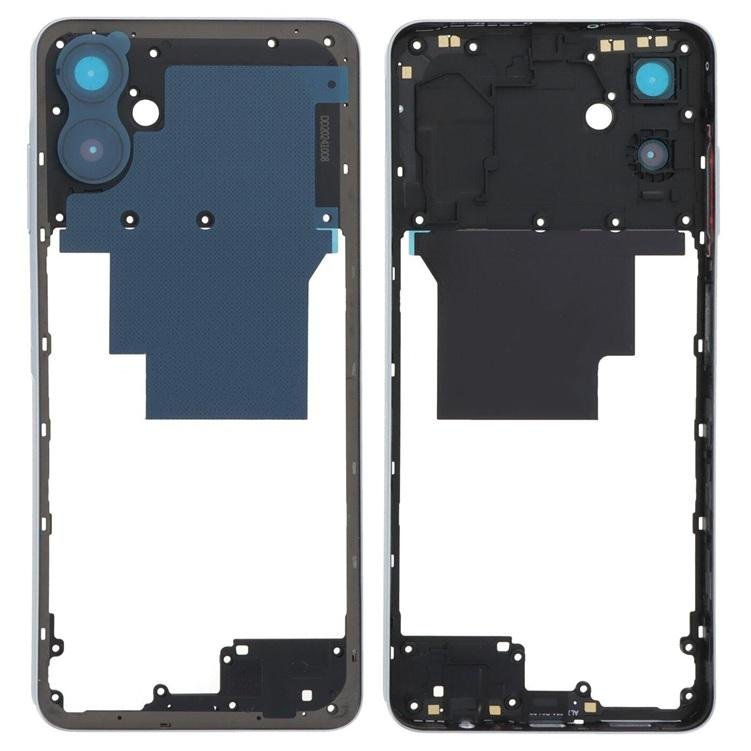 COVER CENTRALE B PER SAMSUNG GALAXY A06 A065F BIANCO ORIGINALE