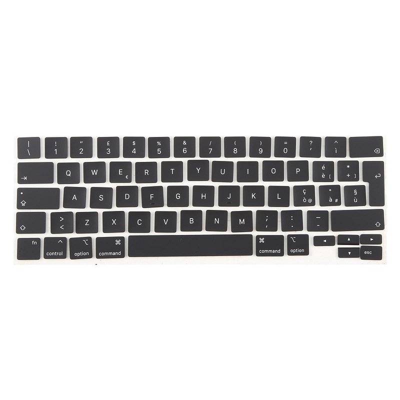 COPRITASTO DEL PULSANTE PER APPLE MACBOOK PRO 16 A2141 / MACBOOK PRO 13 A2251 / A2289 NERO