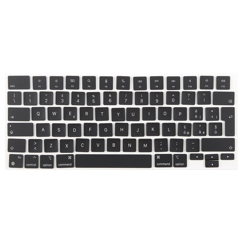 COPRITASTO DEL PULSANTE PER APPLE MACBOOK AIR 13 (2022) A2681 / MACBOOK AIR 15 (2022) A2941 / MACBOOK AIR 13 (2024) A3113 / MACBOOK AIR M3 15 (2024) A3114 NERO