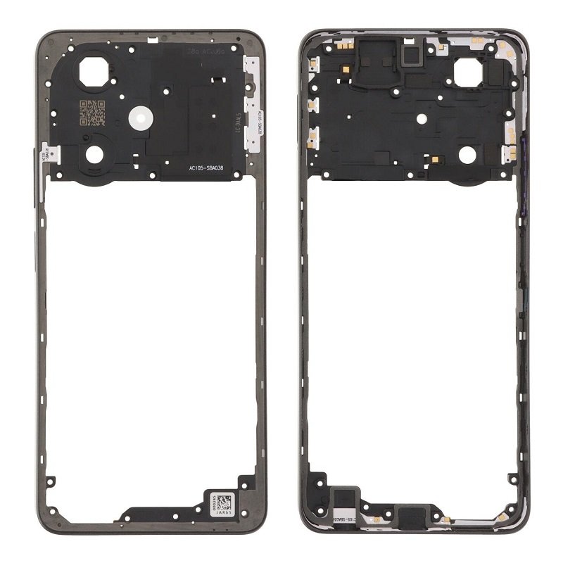 COVER CENTRALE B PER OPPO A79 5G (CPH2553 CPH2557) NERO ORIGINALE