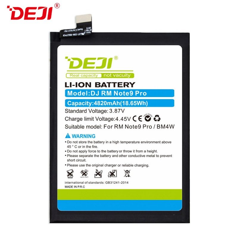 DEJI BATTERIA DJ RM NOTE 9 PRO BM4W PER XIAOMI REDMI NOTE 9 PRO 5G (M2007J17C) / MI 10T LITE 5G (M2007J17G)