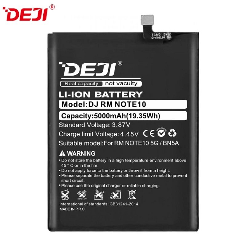 DEJI BATTERIA DJ REDMI NOTE 10 5G BN5A PER XIAOMI REDMI NOTE 10 5G (M2103K19G) / REDMI 10 (M2103K19G M2103K19C) / REDMI 10 2022 (21121119SG) / POCO M3 PRO 5G (M2103K19PG M2103K19PI)