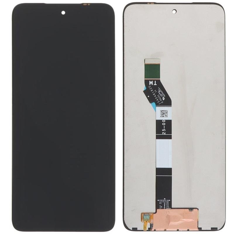 DISPLAY LCD + TOUCHSCREEN DISPLAY COMPLETO SENZA FRAME PER MOTOROLA MOTO G35 5G (XT2433) NERO ORIGINALE