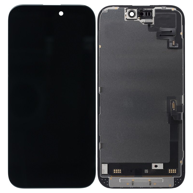 TOUCHSCREEN + DISPLAY OLED DISPLAY COMPLETO PER APPLE IPHONE 16 6.1 ORIGINALE A+ (SERVICE PACK + SENSORE FLEX DOPO AVER ESEGUITO LA DIAGNOSI È EMERSO CHE ERA AUTENTICO)