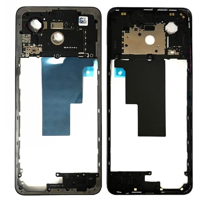 COVER CENTRALE B PER OPPO A40 (CPH2669) / A40M (CPH2669) NERO ORIGINALE