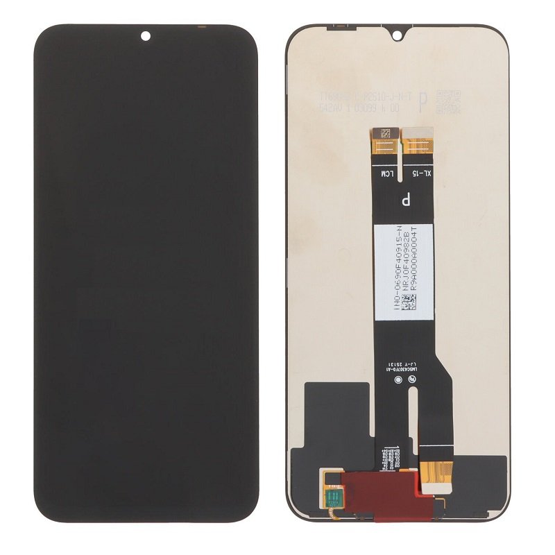DISPLAY LCD + TOUCHSCREEN DISPLAY COMPLETO SENZA FRAME PER XIAOMI REDMI 15C 4G (25078RA3EA) / REDMI 15C 5G (2508CRN2BC) / POCO C85 (25078PC3EG) NERO ORIGINALE (GLOBALE VERSION)