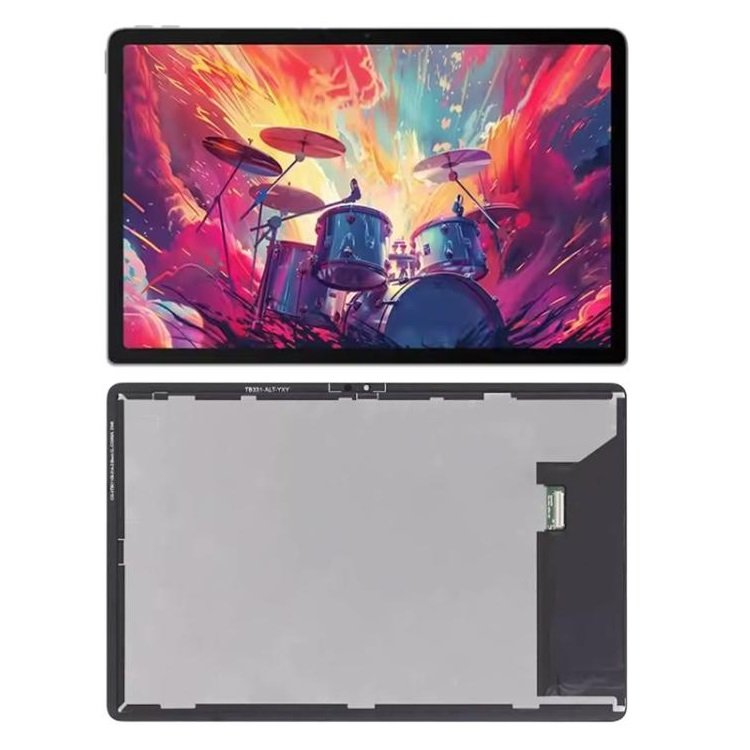 DISPLAY LCD + TOUCHSCREEN DISPLAY COMPLETO SENZA FRAME PER LENOVO TAB PLUS TB351FU NERO ORIGINALE