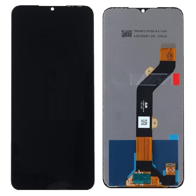 DISPLAY LCD + TOUCHSCREEN DISPLAY COMPLETO SENZA FRAME PER TECNO SPARK 8 (KG6K) / INFINIX SMART 6 PLUS (X6511G) / ITEL A58 (A661W) / A58 PRO (A661WP) / ITEL S17 (S661W) NERO