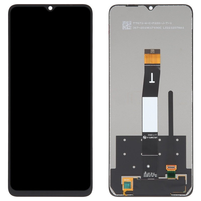 DISPLAY LCD + TOUCHSCREEN DISPLAY COMPLETO SENZA FRAME PER UMIDIGI A15 / UMIDIGI A15C NERO ORIGINALE
