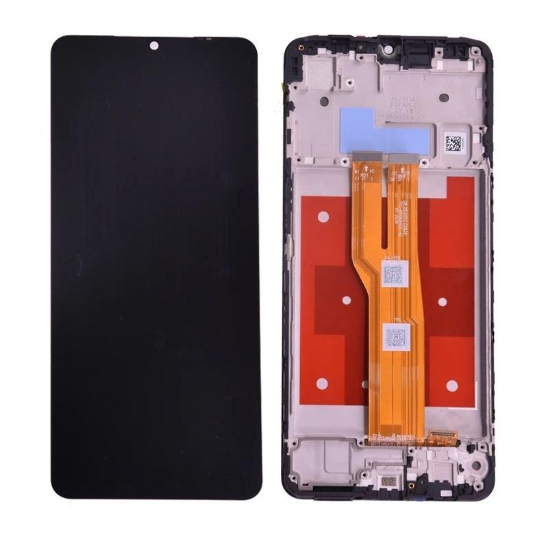 TOUCHSCREEN + DISPLAY LCD DISPLAY COMPLETO + FRAME PER SAMSUNG GALAXY A07 A075B A075F NERO