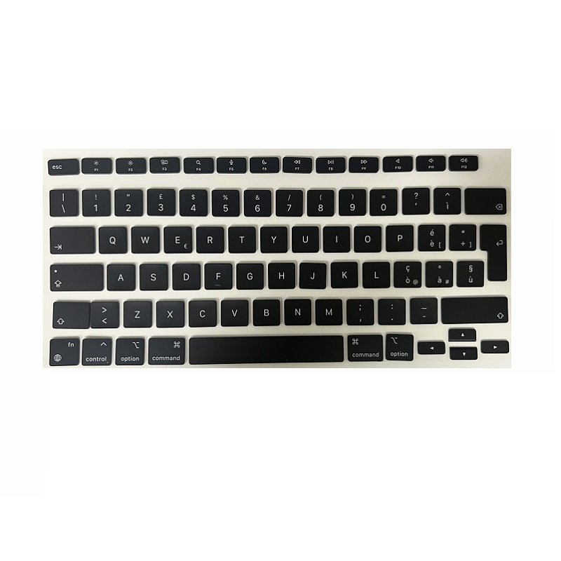 COPRITASTO DEL PULSANTE PER APPLE MACBOOK AIR 13 (2020) A2337 NERO