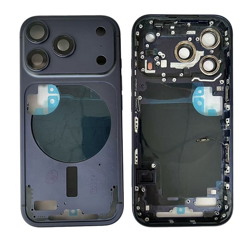 COVER CENTRALE A PER APPLE IPHONE 17 PRO 6.3 BLU ORIGINALE