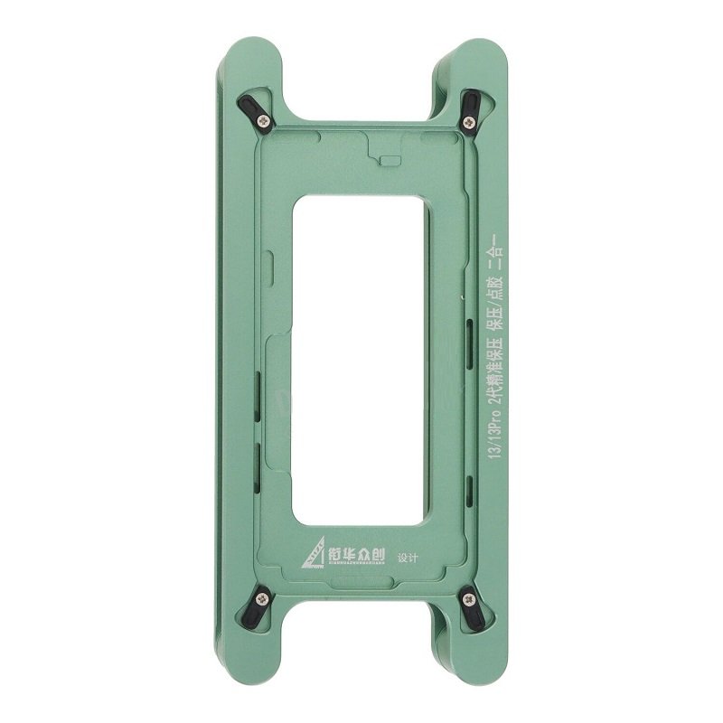 XIAN HUA ZHONG CHUANG 2 EN 1 MAGNéTICO APPLICAZIONE DI ADESIVO DI PRECISIONE PER SUPPORTO SCHERMO / PRESSIONE FISSA MOLD PER APPLE IPHONE 13 6.1 / IPHONE 13 PRO 6.1
