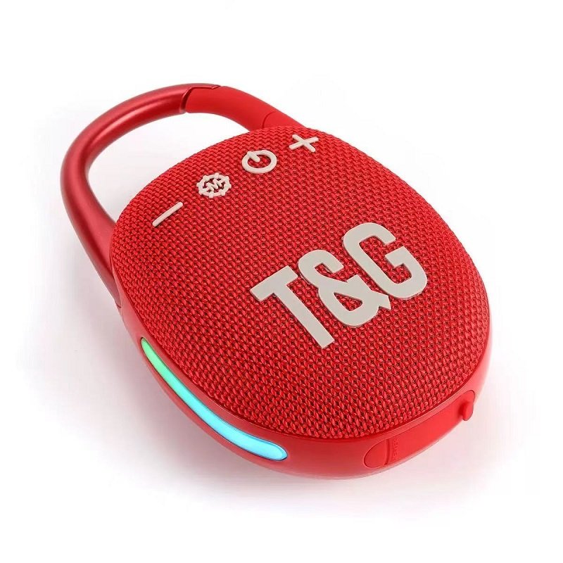 T&G TG447 ALTOPARLANTE BLUETOOTH SENZA FILI ROSSO (IPX7 IMPERMEABILE)