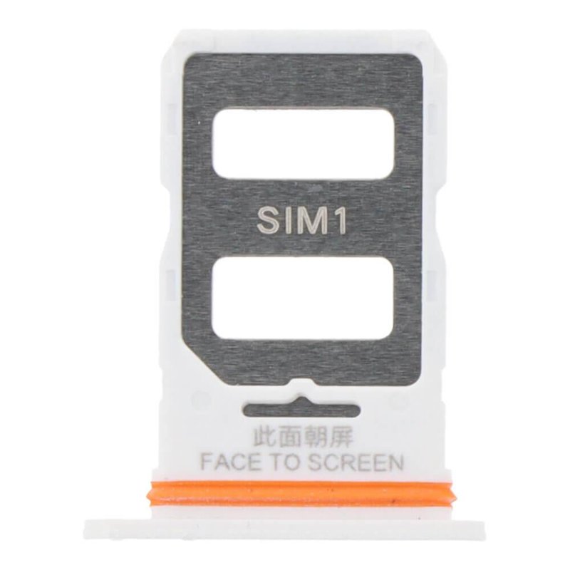 SIM TRAY PER XIAOMI REDMI NOTE 13 PRO+ 5G (23090RA98C) BIANCO