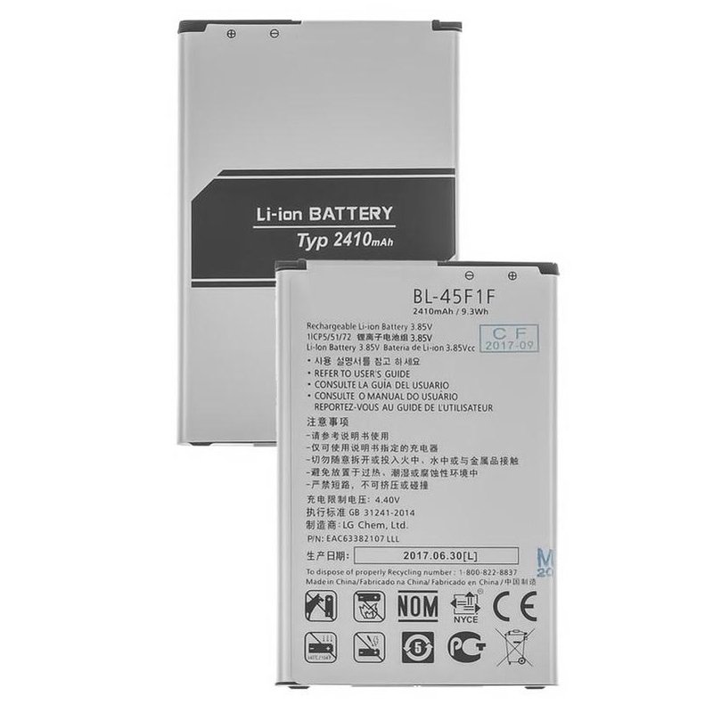 BATTERIA ORIGINALE BL-45F1F PER LG K4 2017 M153 M160 M151 / K8 2017 M200N M210 MS210 / K9 2018 X210E / LG K9