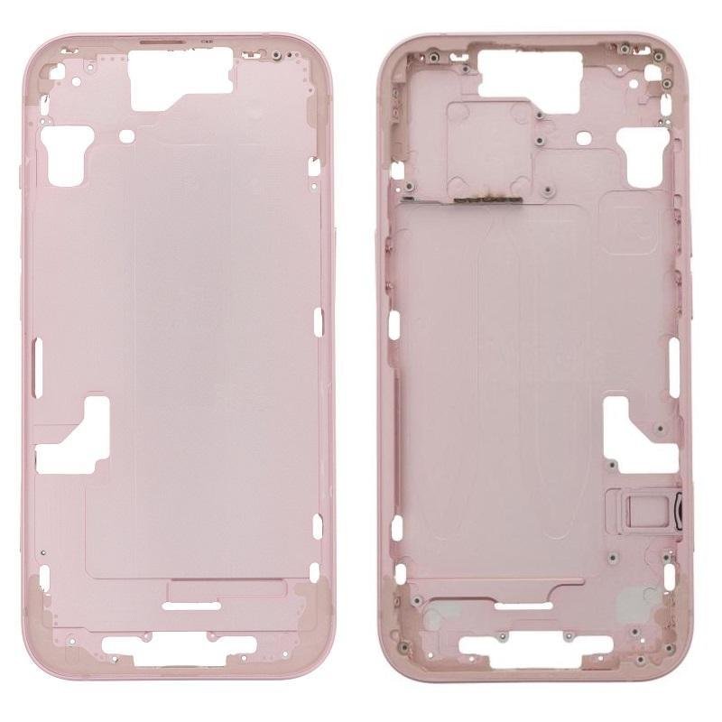 COVER CENTRALE A PER APPLE IPHONE 15 6.1 ROSA MATERIALE ORIGINALE
