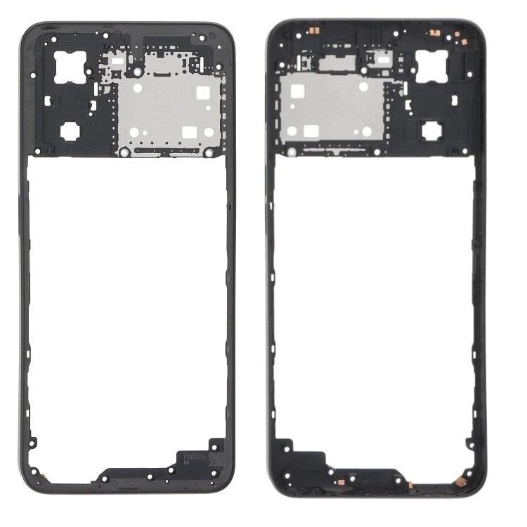 COVER CENTRALE B PER OPPO A57 4G (CPH2387) NERO ORIGINALE