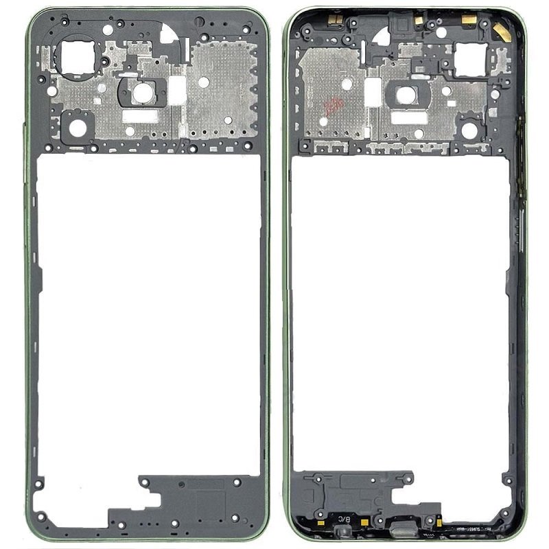 COVER CENTRALE B PER REALME C63 (RMX3939) VERDE ORIGINALE