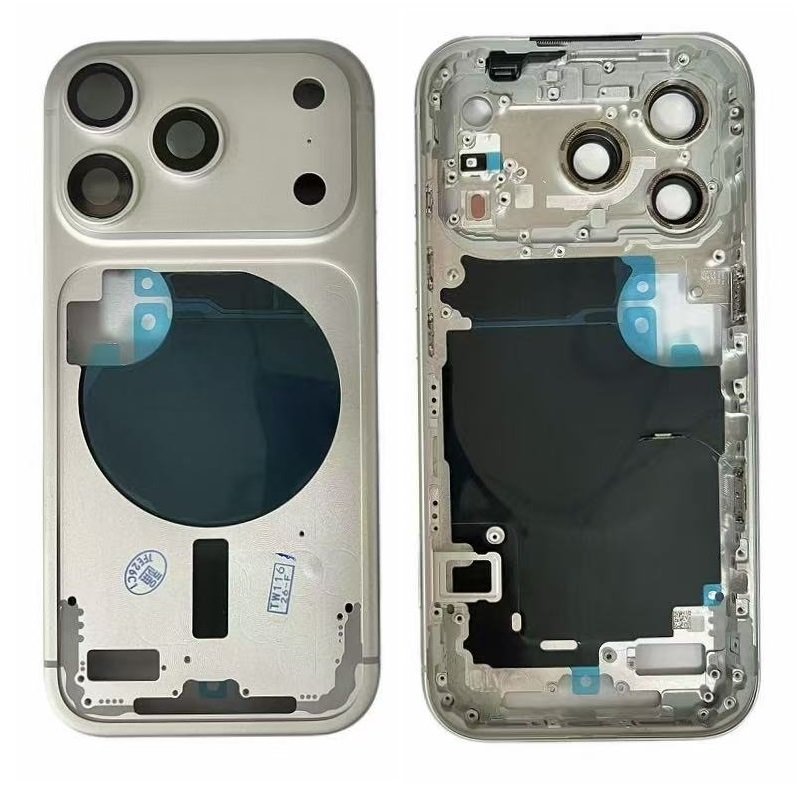 COVER CENTRALE A PER APPLE IPHONE 17 PRO 6.3 ARGENTO ORIGINALE