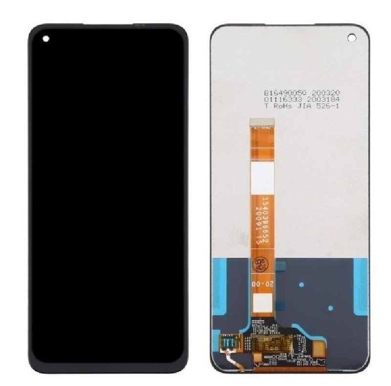 DISPLAY LCD + TOUCHSCREEN DISPLAY COMPLETO SENZA FRAME PER OPPO A72 2020 (CPH2067) / OPPO A52 (CPH2061 CPH2069 PADM00 PDAM10) NERO ORIGINALE