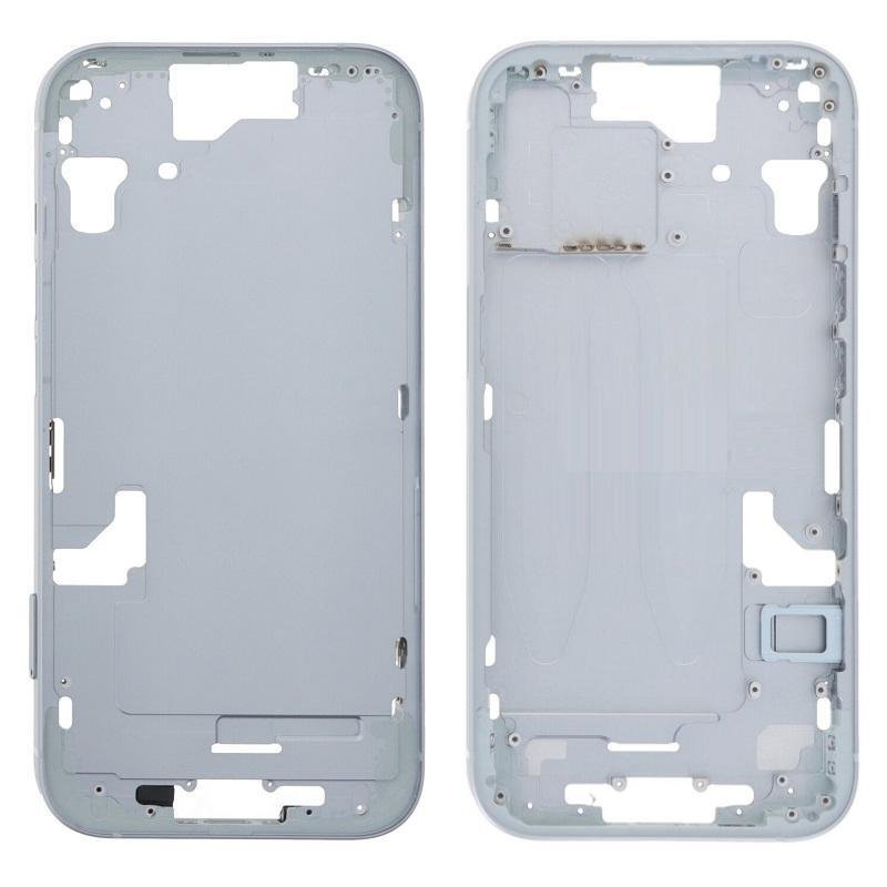 COVER CENTRALE A PER APPLE IPHONE 15 6.1 BLU MATERIALE ORIGINALE
