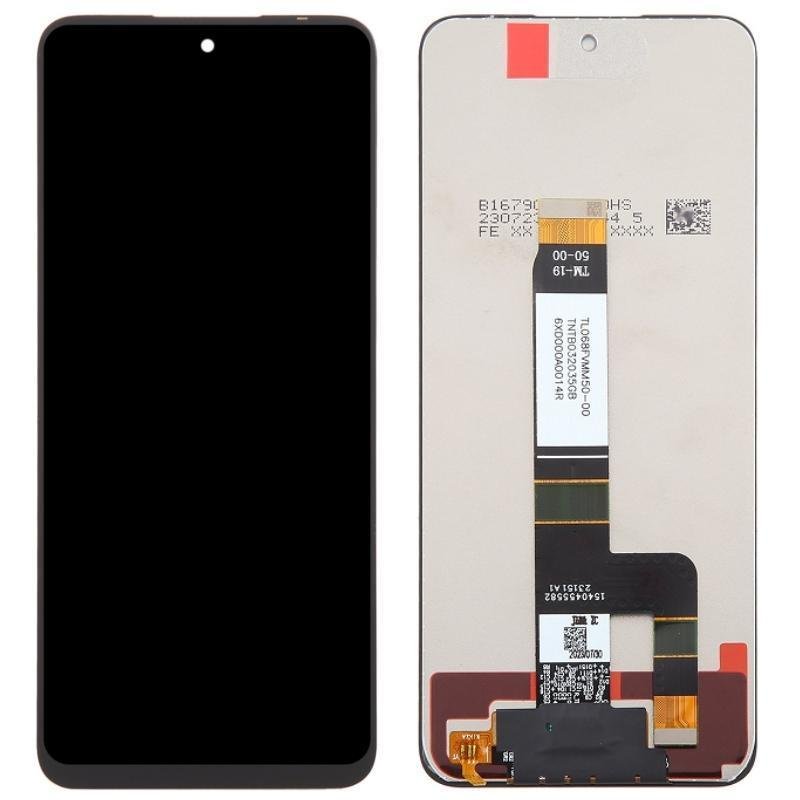 DISPLAY LCD + TOUCHSCREEN DISPLAY COMPLETO SENZA FRAME PER XIAOMI REDMI 12 (23053RN02A 23053RN02Y 23053RN02I) / REDMI 12 5G (23076RN8DY) / REDMI 13 4G (2404ARN45A 24040RN64Y) / POCO M6 4G (2404APC5FG) / POCO M6 PRO 5G (23076PC4BI) NERO