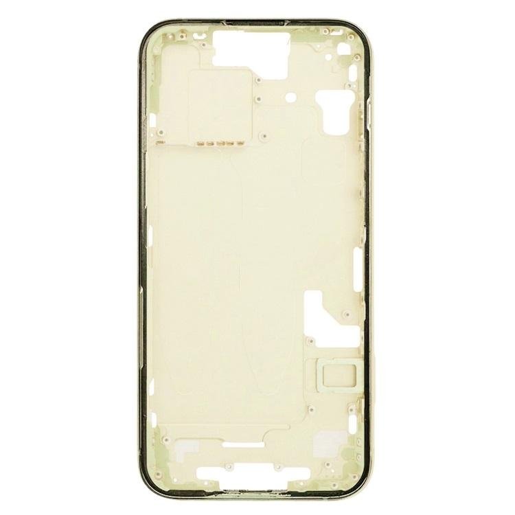 COVER CENTRALE A PER APPLE IPHONE 15 6.1 GIALLO MATERIALE ORIGINALE
