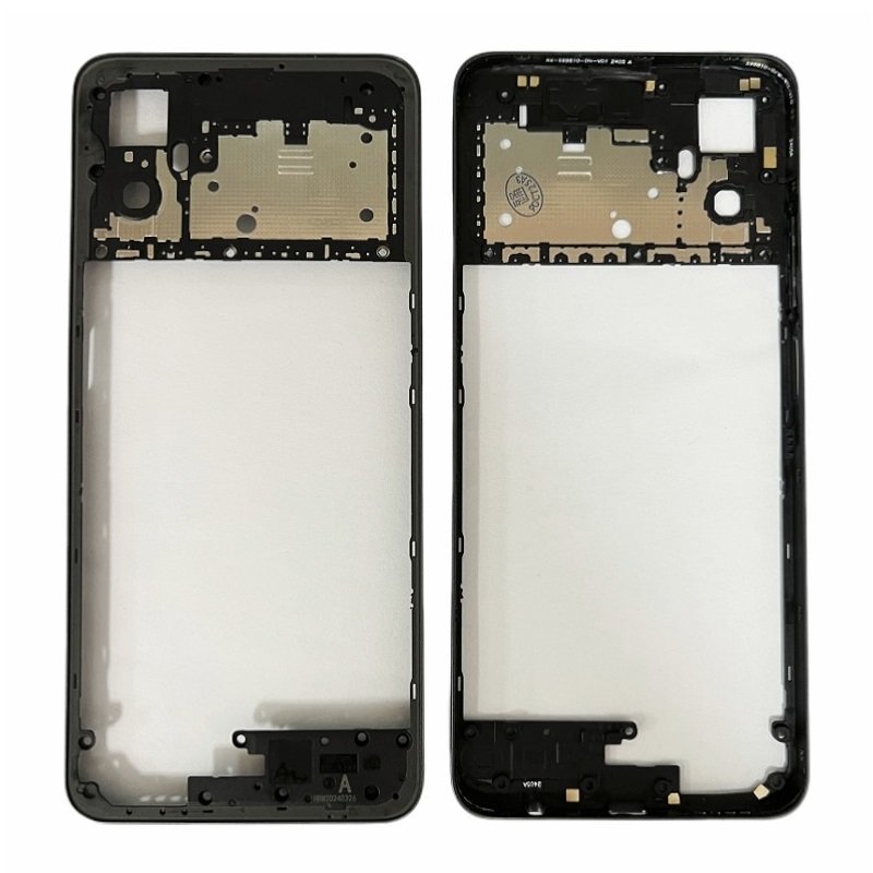 COVER CENTRALE B PER REALME C65 4G (RMX3910) NERO ORIGINALE