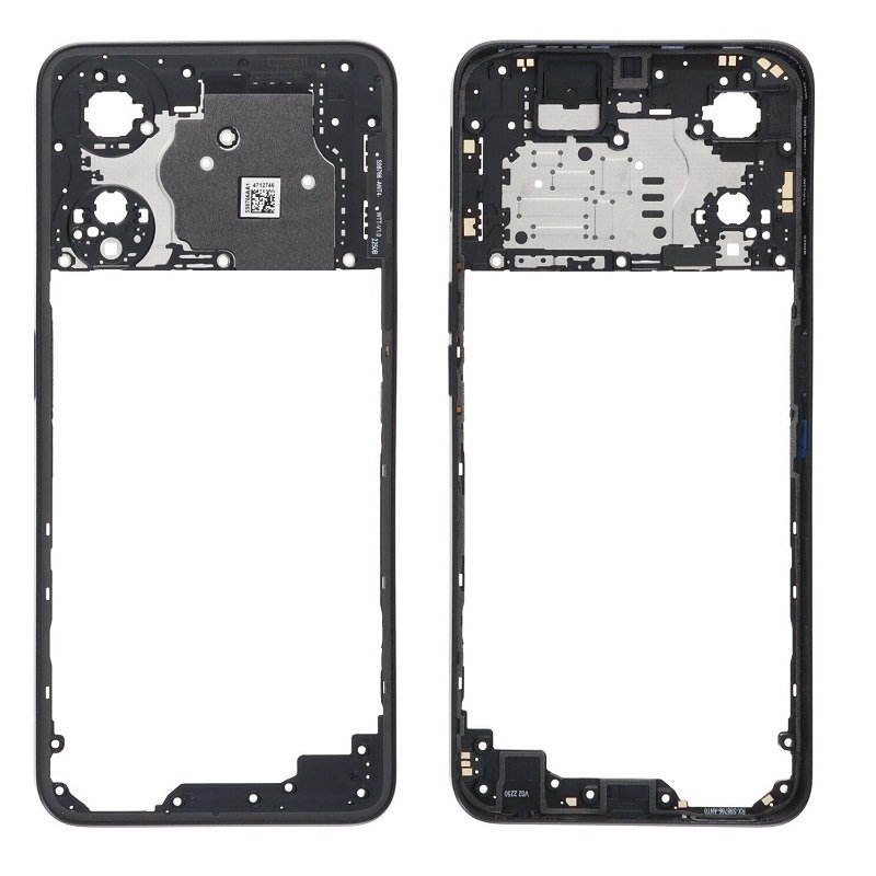 COVER CENTRALE B PER OPPO A78 5G (CPH2483 CPH2495) NERO ORIGINALE