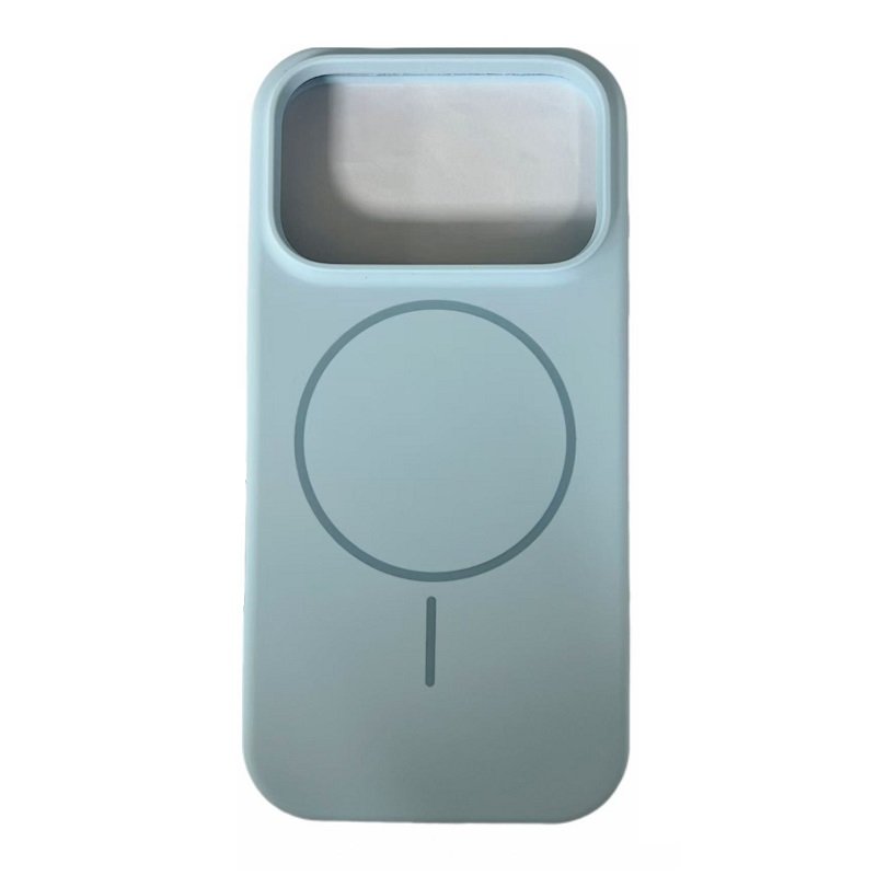 CUSTODIA CELLULARE DI SILICONE LIQUIDO + MAGNETICO PER APPLE IPHONE 17 PRO BLU