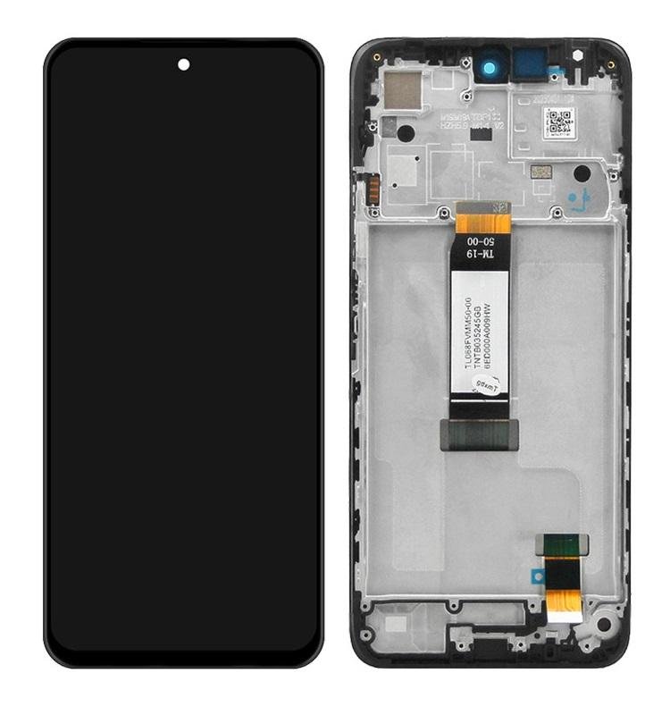 DISPLAY LCD + TOUCHSCREEN DISPLAY COMPLETO + FRAME PER XIAOMI REDMI 12 (23053RN02A 23053RN02Y 23053RN02I) / REDMI 12 5G (23076RN8DY) NERO