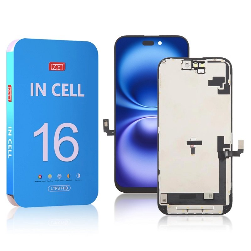 TOUCHSCREEN + DISPLAY LCD DISPLAY COMPLETO PER APPLE IPHONE 16 6.1 INCELL ZY FHD 1080P